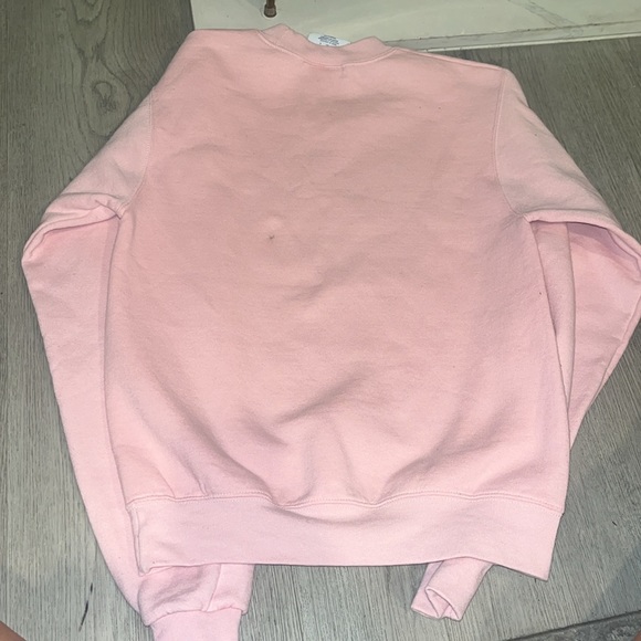 U.C. Berkeley arch & seal two color crew-neck sweatshirt-Pink - Picture 8 of 9